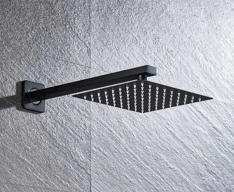 Ultra-Fin Douche Pluviale Dorée – Douche Carrée en Acier Inoxydable Réglable