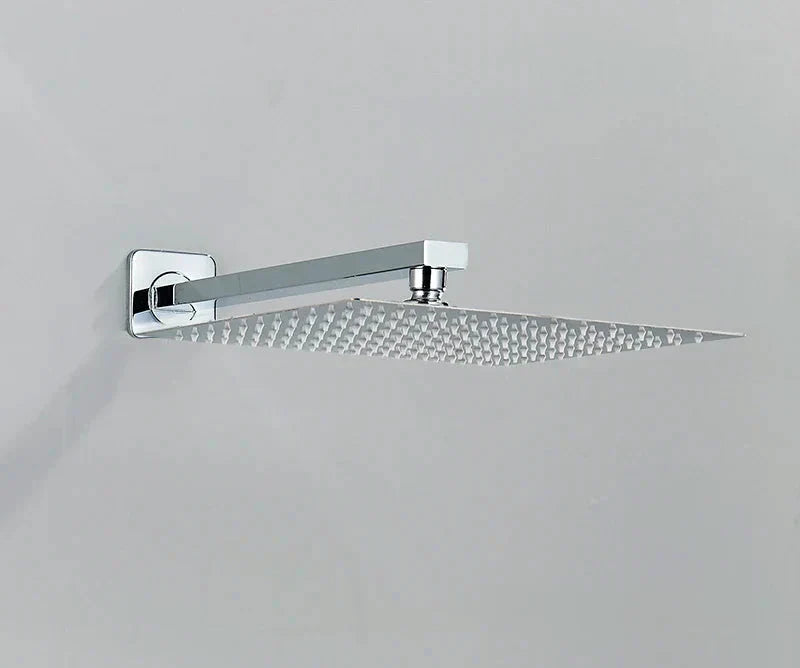 Ultra-Fin Douche Pluviale Dorée – Douche Carrée en Acier Inoxydable Réglable