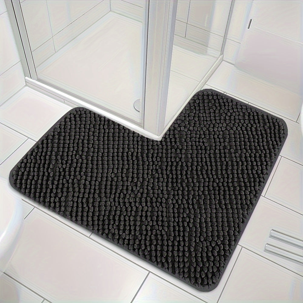 Améliorez votre salle de bain avec le tapis de douche d'angle Noa - Design L luxueux pour style et fonctionnalité