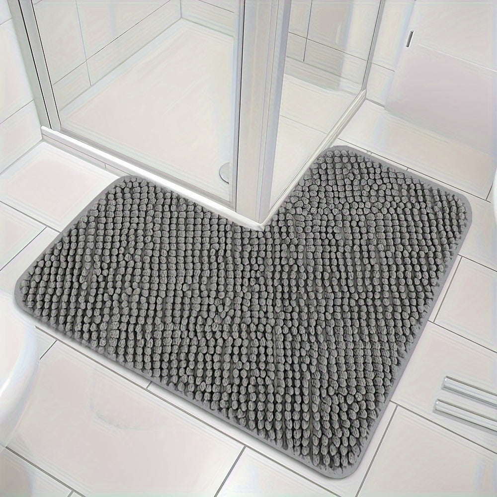 Améliorez votre salle de bain avec le tapis de douche d'angle Noa - Design L luxueux pour style et fonctionnalité