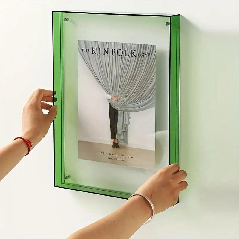 Cadre Photo Transparent Acrylique - Élégance Moderne pour Vos Souvenirs