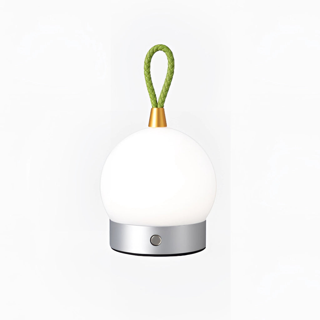Lampe de table LED sans fil et étanche – Design orb portable avec fonction de charge rapide, pour intérieur et extérieur