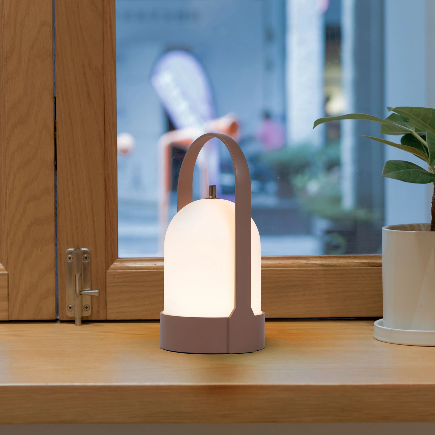 Lampe de table rechargeable avec variation tactile - lumière LED 3000K, 4 niveaux de luminosité, batterie 4000mAh