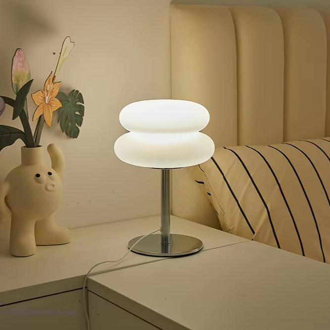 WolkenLampe Retro – Lampe de table en verre unique avec modes de couleur dimmables