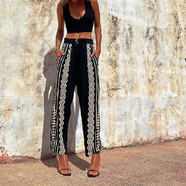Clémence - Pantalon D'Été Élégant