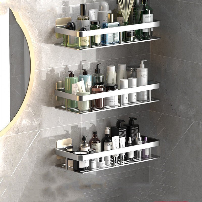 Étagère murale autocollante – Étagère de rangement pour salle de bain sans perçage