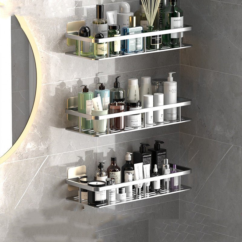 Étagère murale autocollante – Étagère de rangement pour salle de bain sans perçage