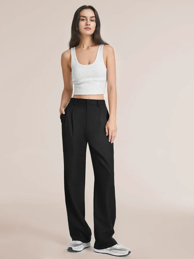 Émeline - Pantalon Large Élégant