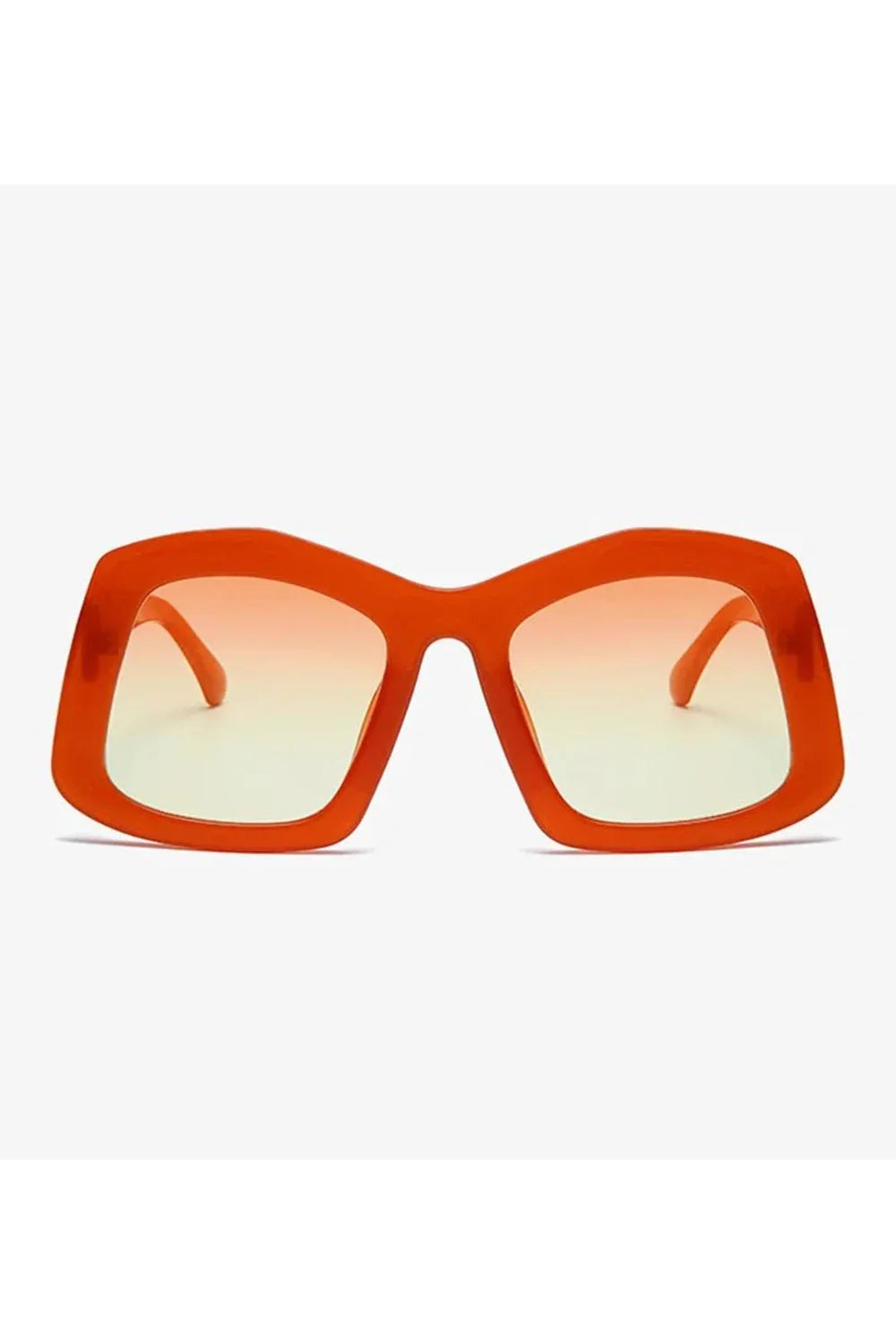 Lunettes de soleil carrées à grand dégradé