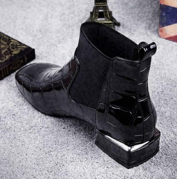 Bottines Élegantes en Cuir pour Femmes