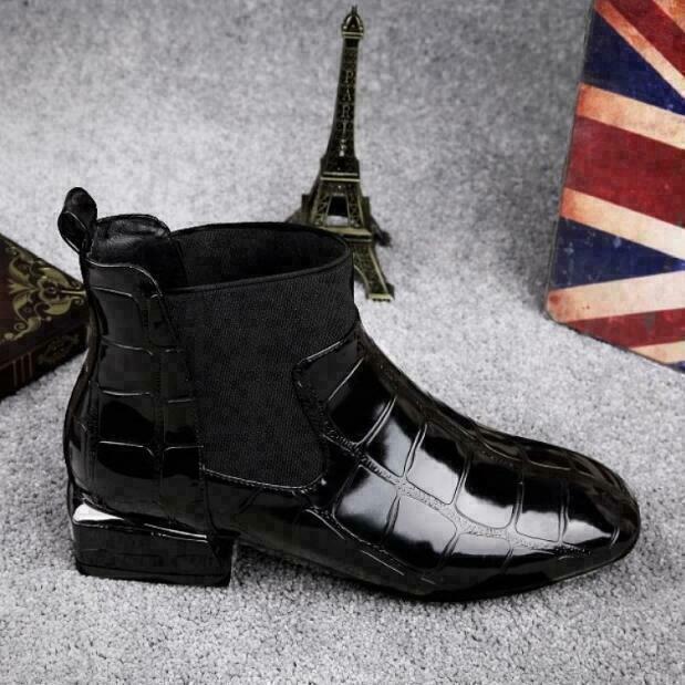 Bottines Élegantes en Cuir pour Femmes