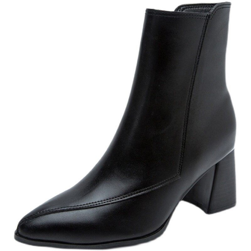 Bottines Élégantes en Noir pour Femmes