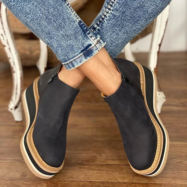 Bottines en PU Élégantes pour Femmes