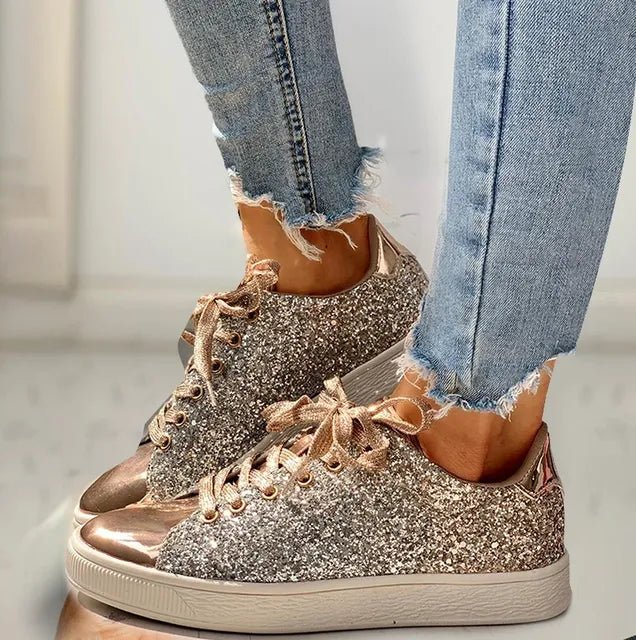 Chaussures à Paillettes Élégantes pour Femmes