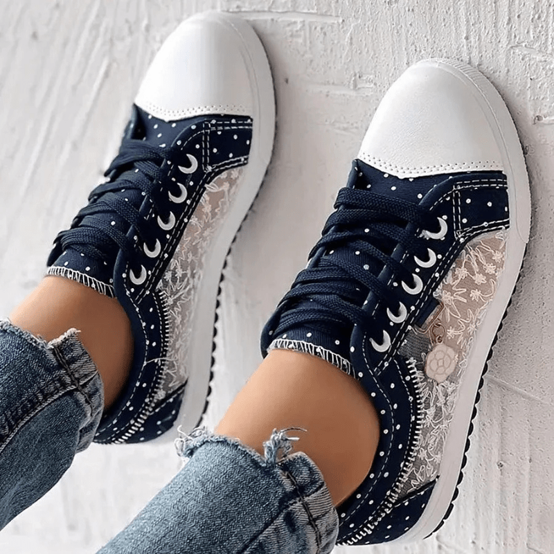 Chaussures Confortables à Lacets pour Femmes