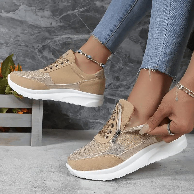 Chaussures Ergonomiques en Cuir Synthétique pour Femmes
