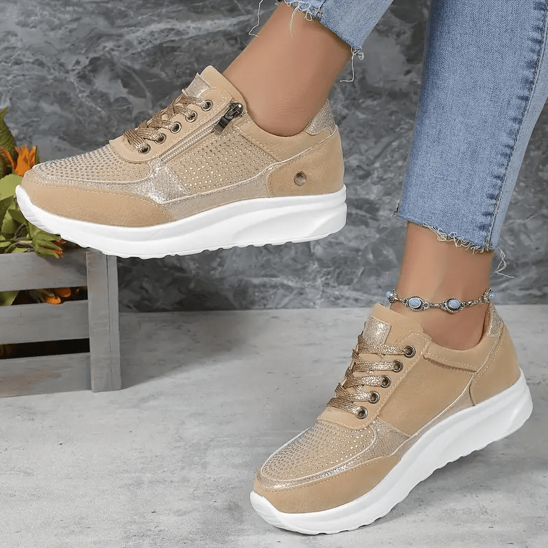 Chaussures Ergonomiques en Cuir Synthétique pour Femmes
