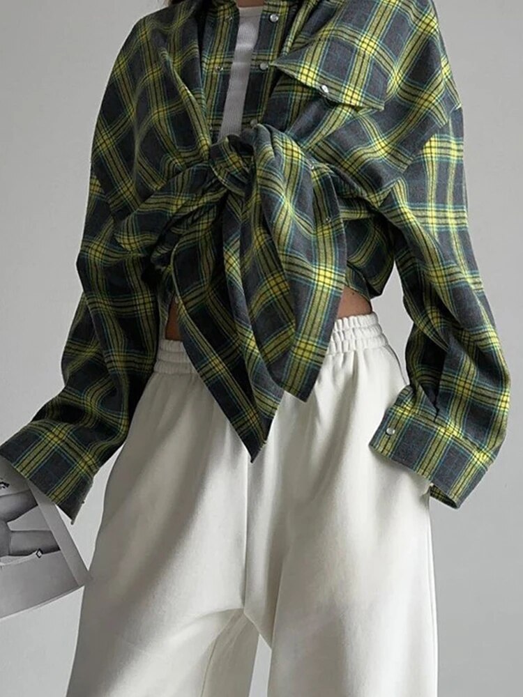 Chemise Femme En Flanelle Élégante