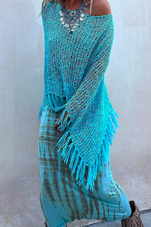 Jupe Longue Femme Taille Haute Boho Colorée en Tissu Doux 100% Coton