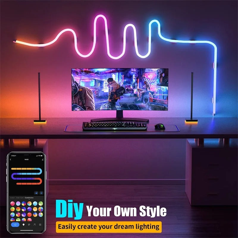 Bandes LED néon – Contrôle intelligent flexible pour une décoration créative