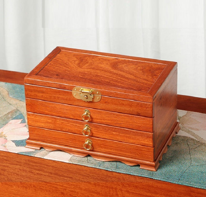 Boîte de rangement de bureau Mahagoni Home