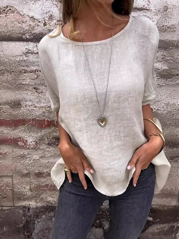 Top détendu minimaliste