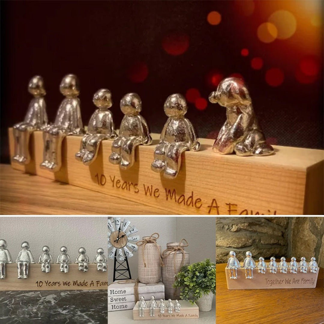 Sculpture de la Famille Éternelle | Symbolique de l'Amour et de l'Attachement