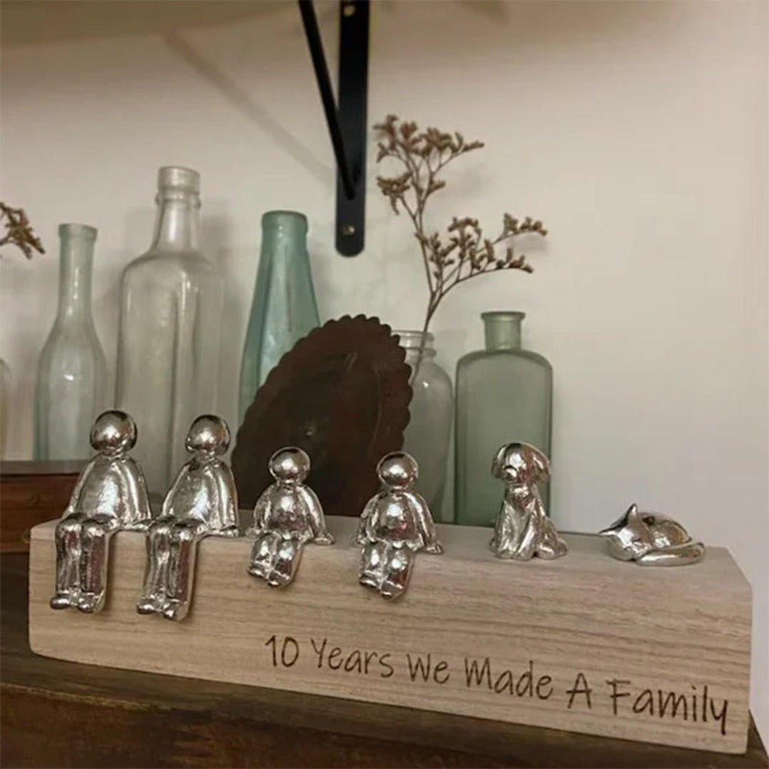 Sculpture de la Famille Éternelle | Symbolique de l'Amour et de l'Attachement