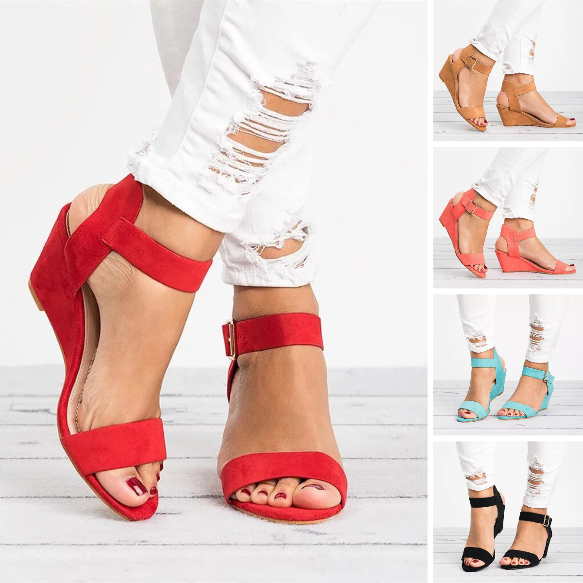 Sandales Élevées Élégantes Femme 8 cm, Confortables et Stylées pour Été