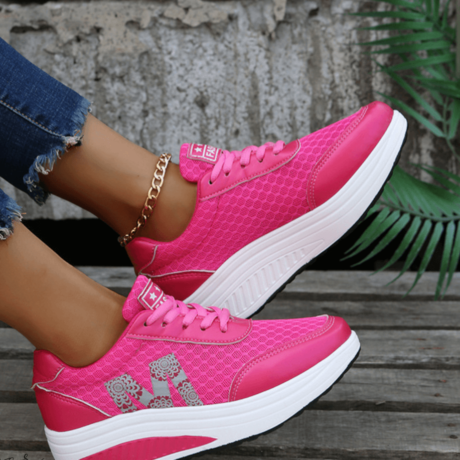 Variant image for Chaussures Pour Femmes Confortables Ergonomiques Élégantes Tissu Respirant Taille Variée-8