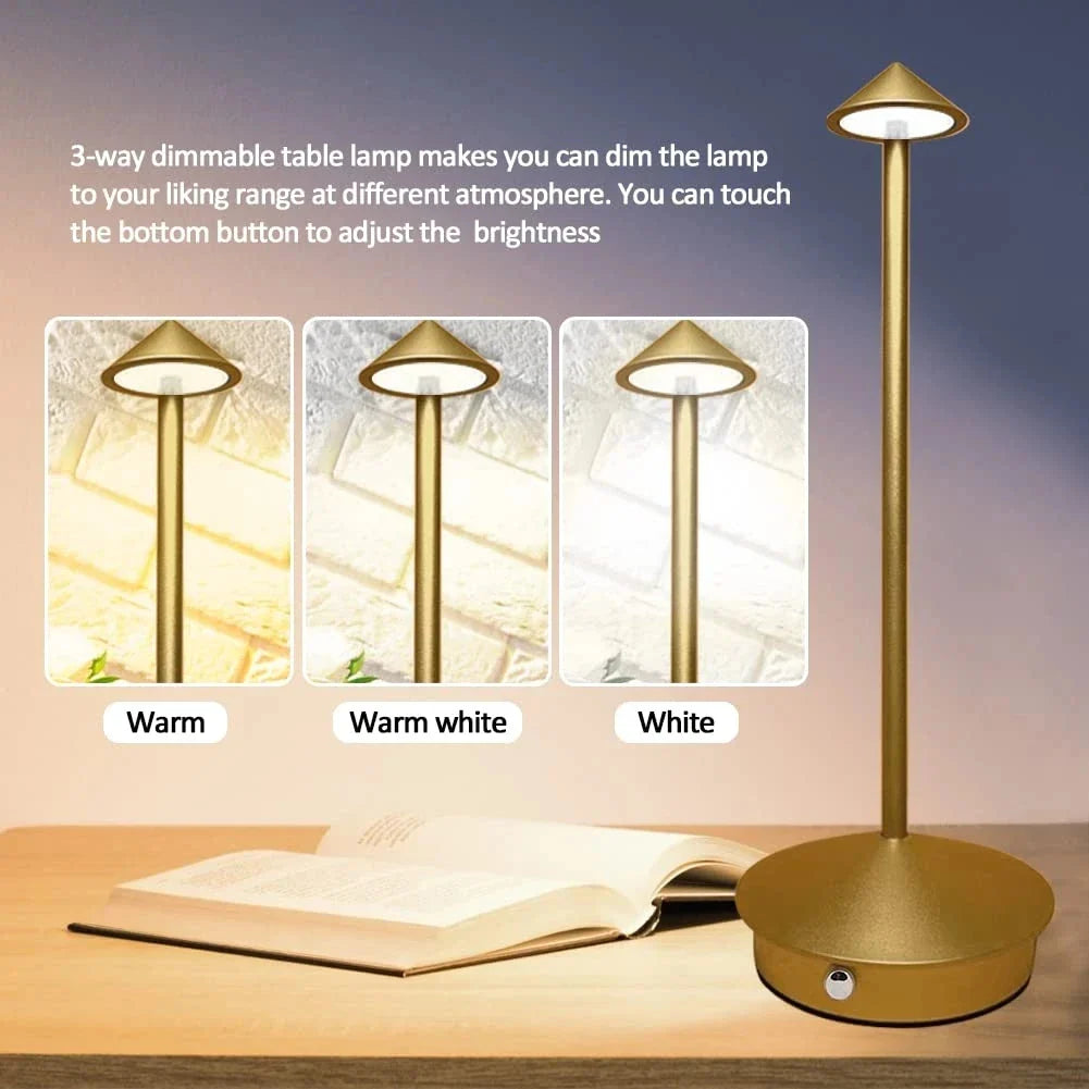 Lampe LuxeGlow Élégance Sans Fil
