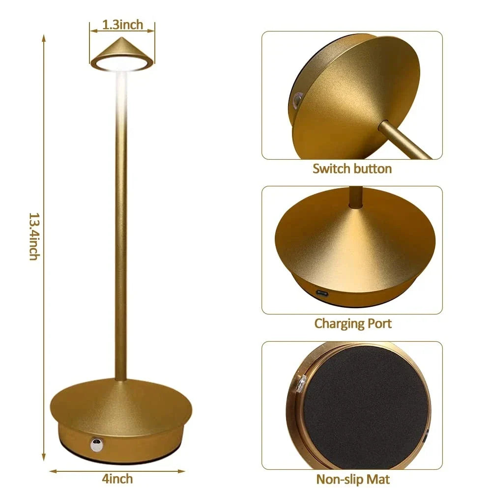 Lampe LuxeGlow Élégance Sans Fil