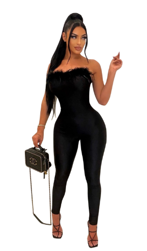 Combinaison de Soirée Élégante en Polyester – Femme – Felicia
