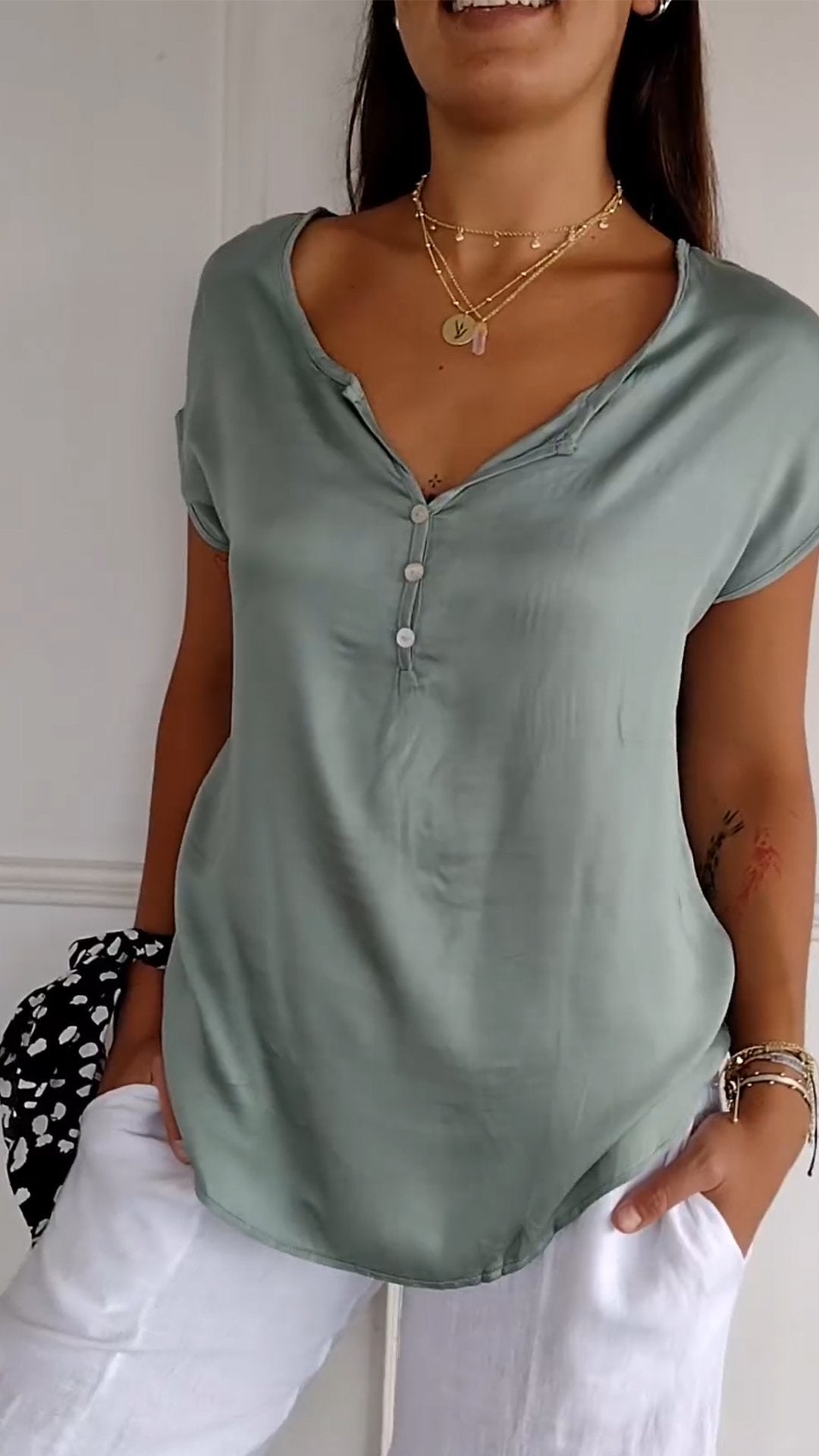 Tee Shirt Blanc Femme | Vêtements D'été Pour Femmes | Mia