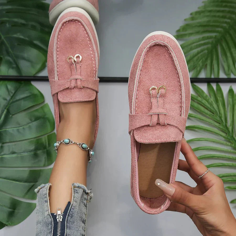 Chaussures pour Femmes Confortables à Enfiler, Design Décontracté, Semelle Légère et Flexible, Idéales pour Quotidien et Loisirs