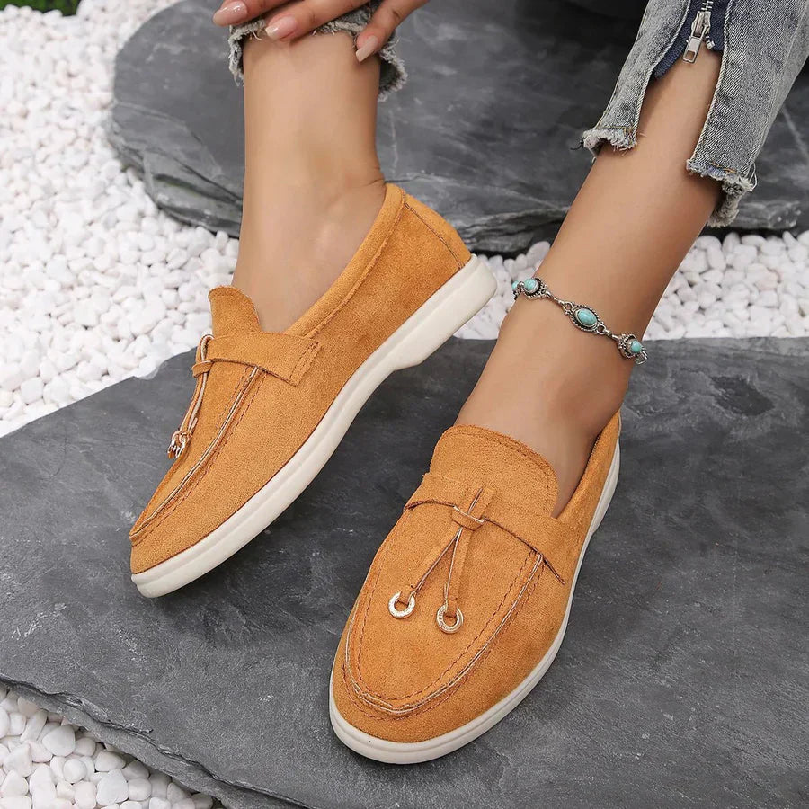 Chaussures pour Femmes Confortables à Enfiler, Design Décontracté, Semelle Légère et Flexible, Idéales pour Quotidien et Loisirs