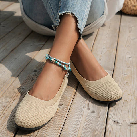 Chaussures Femmes Confortables à Lacer Semelle Antidérapante en Caoutchouc Mousse