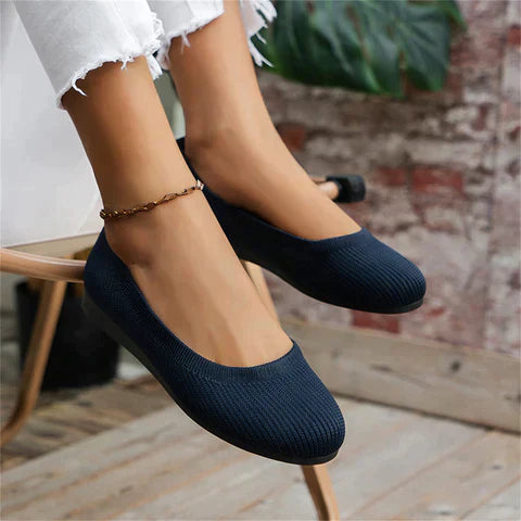 Chaussures Femmes Confortables à Lacer Semelle Antidérapante en Caoutchouc Mousse