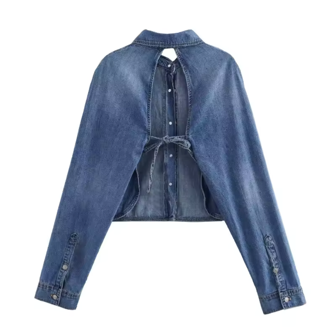 Veste de dame courte avec boutons