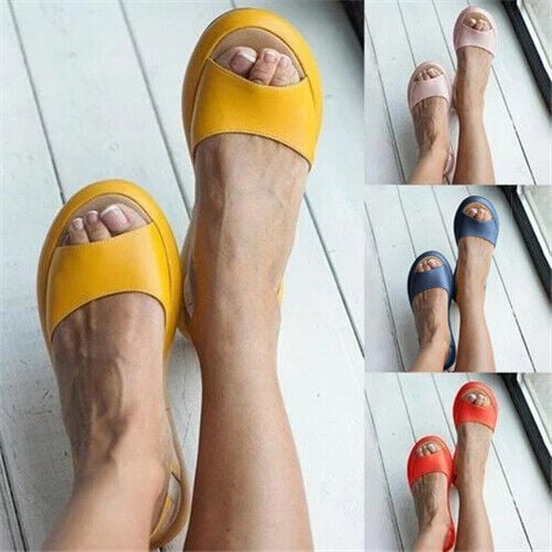 Sandales Femme Légères d'Été Confortables avec Sangles Réglables et Semelle Antidérapante, Taille 36-41