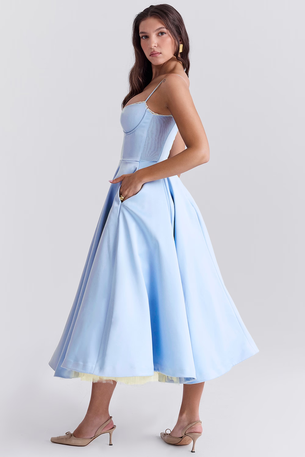 Robe de soirée | Robe cérémonie femme printemps été | Natalia