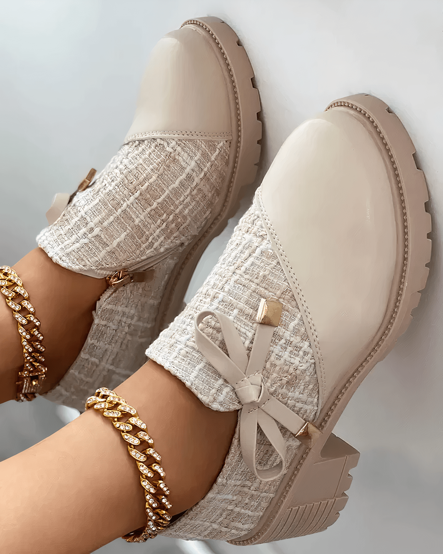 Mocassins Élégants à Talons pour Femmes