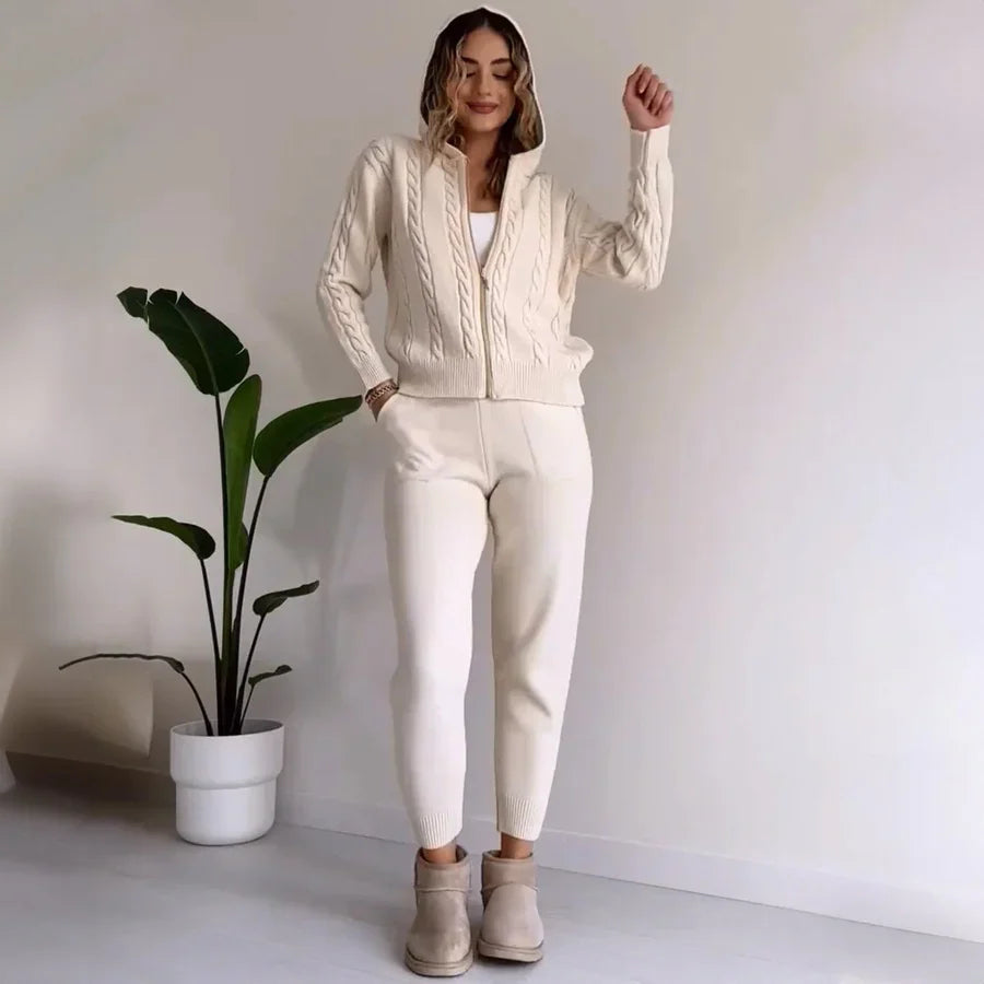 Ensemble Chaud Deux Pièces pour Femmes | Confortable