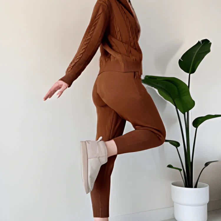 Ensemble Chaud Deux Pièces pour Femmes | Confortable