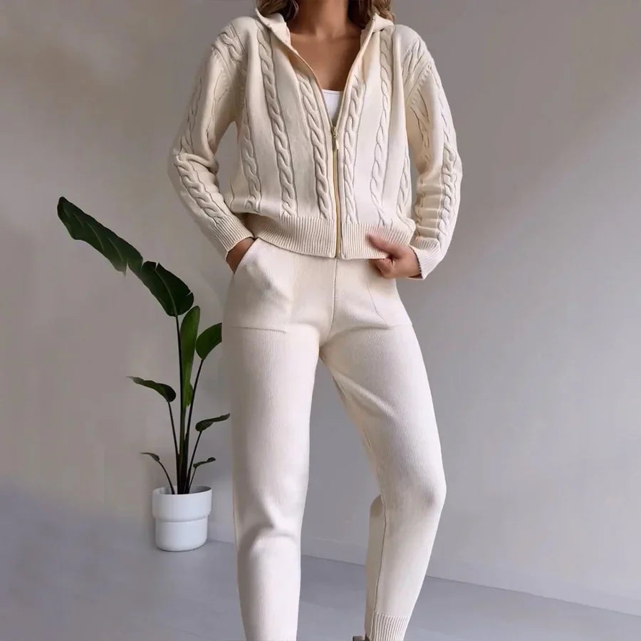 Ensemble Chaud Deux Pièces pour Femmes | Confortable