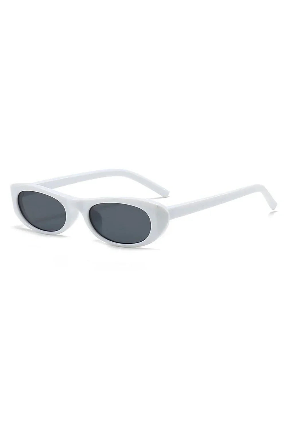 Lunettes de soleil œil de chat à monture étroite