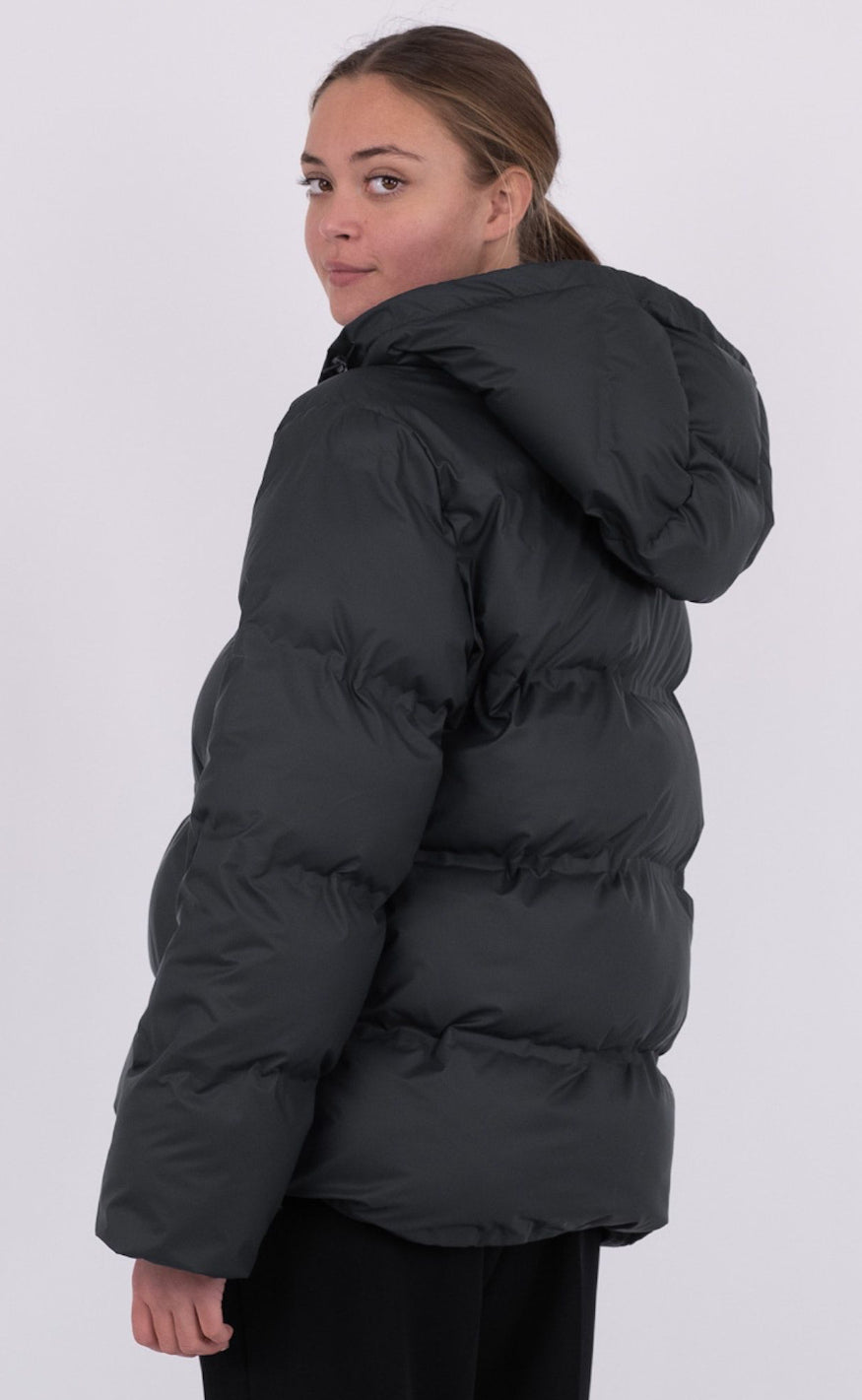 Veste matelassée surdimensionnée pour dames - veste d'hiver chaude avec capuche