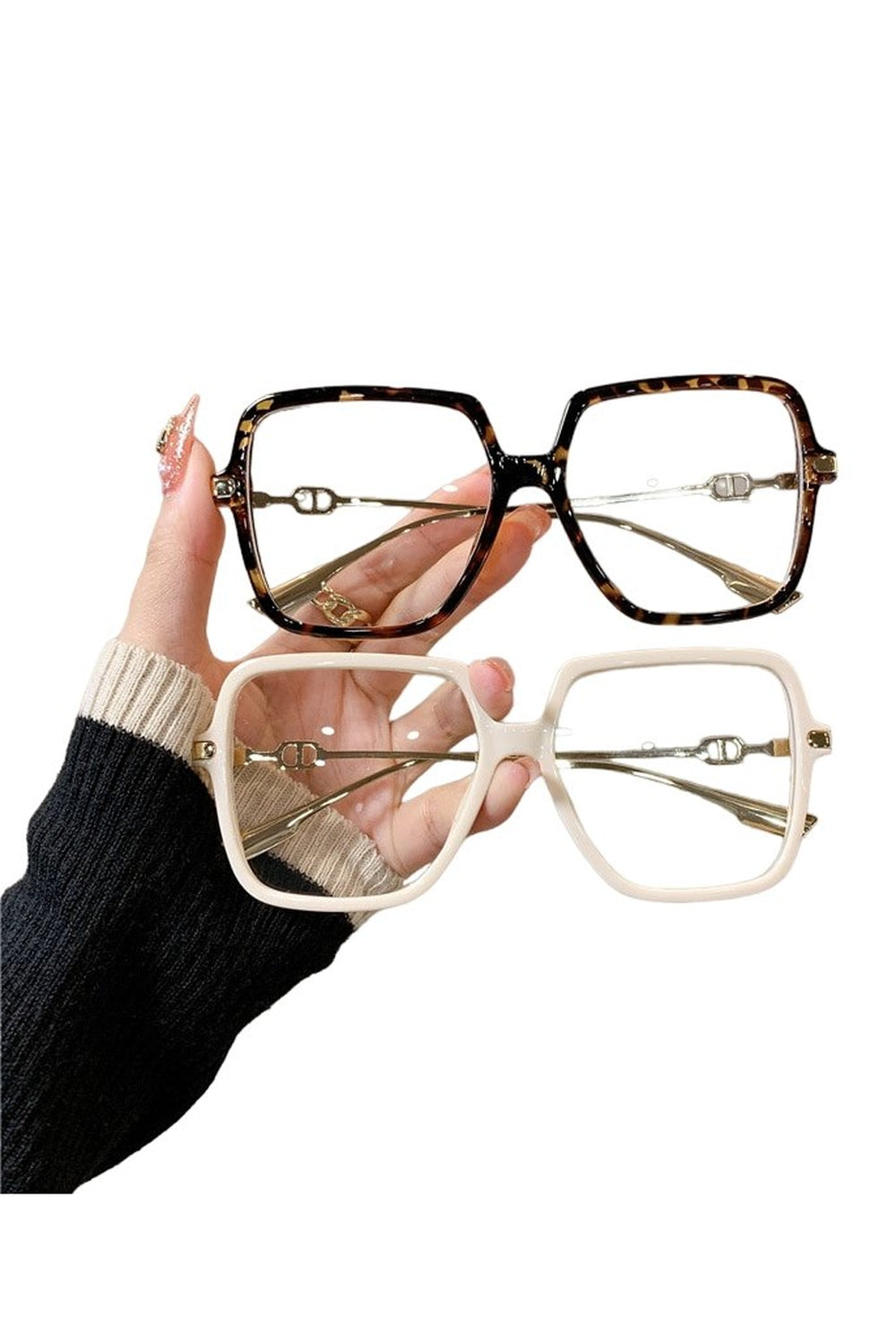 Lunettes de soleil carrées surdimensionnées