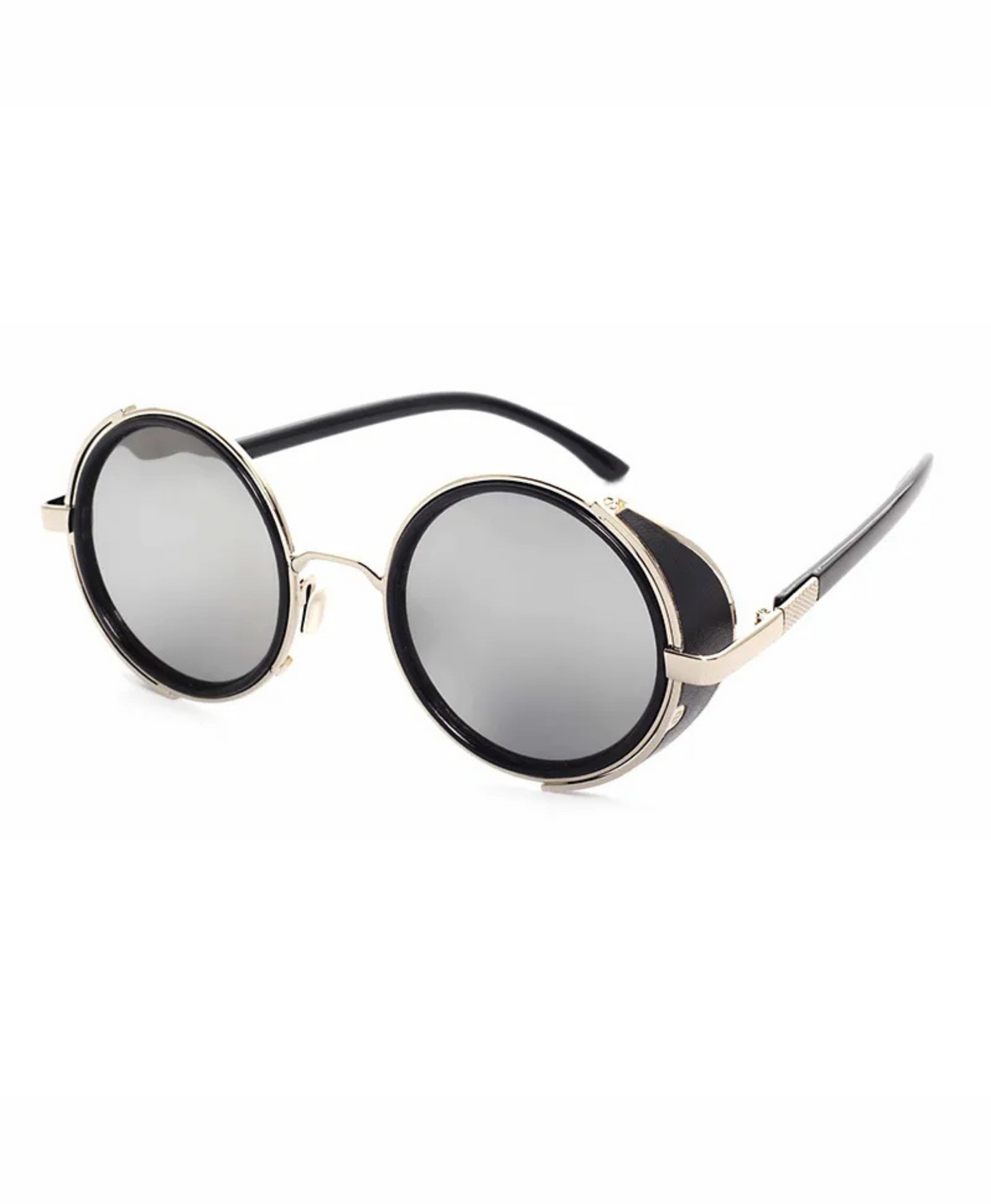Lunettes de soleil rondes teintées rétro
