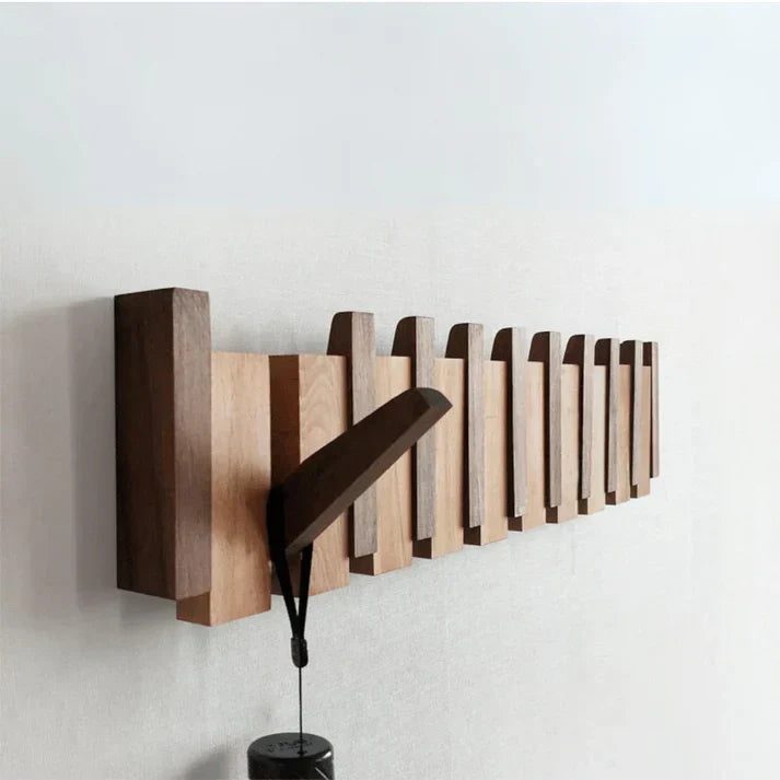 Variant image for Étagère Pour Vêtements En Bois - Design Élégant Et Rangement Optimal-5